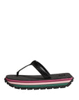 Dolce & Gabbana Multicolor Rubber Chunky Flip Flop Shoes