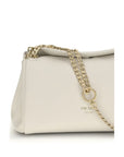 Prada White Calf Leather Bos Taurus Shoulder Bag