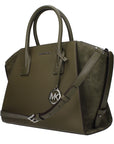 Michael Kors Green Leather Handbag