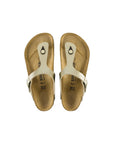 Birkenstock Gold Synthetic Flat Sandals