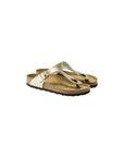 Birkenstock Gold Synthetic Flat Sandals