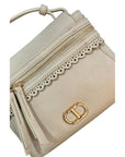 Twinset Beige PU Women Handbag