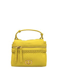 Twinset Yellow PU Women Handbag