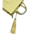 Twinset Yellow PU Women Handbag
