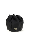 Prada Black Silk Backet Bag