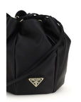 Prada Black Silk Backet Bag
