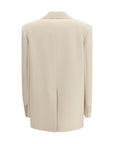 Max Mara Beige Triacetate Blazer