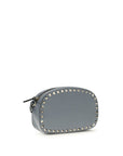 Valentino Garavani Blue Calf Leather Bos Taurus Shoulder Bag