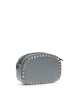 Valentino Garavani Blue Calf Leather Bos Taurus Shoulder Bag