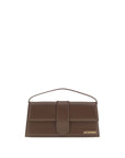 Jacquemus Brown Calf Leather Bos Taurus Shoulder Bag