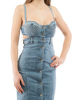 Moschino Multicolor Cotton Casual Dress