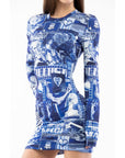 Moschino Multicolor Cotton Casual Dress