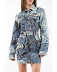Moschino Multicolor Cotton Casual Dress