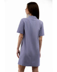 Moschino Purple Polyester Casual Dress