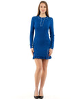 Moschino Multicolor Wool Casual Dress
