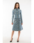 Moschino Multicolor Cotton Casual Dress