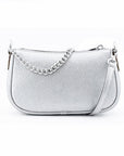 Michael Kors Gray Leather Shoulder Bag