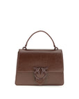 PINKO Brown Lamb Ovis Aries Aries Handbag