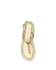 Prada Silver Calf Leather Bos Taurus Flat Sandals
