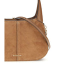 Michael Kors Beige Calf Leather Bos Taurus Shoulder Bag
