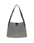 Balmain Black Cotton Shoulder Bag