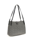 Balmain Black Cotton Shoulder Bag