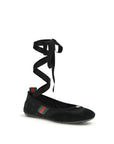 Gucci Black Fabric Ballet Flats