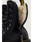 Dr. Martens Black Leather Lace-Up Boots