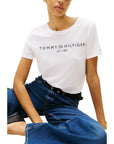 Tommy Hilfiger White Recycled Cotton T-Shirt