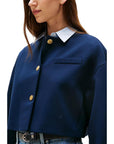 Tommy Hilfiger Blue Viscose Blazer