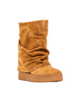 Guess Beige Suede Leather Ankle Boots