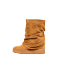 Guess Beige Suede Leather Ankle Boots
