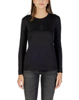 Armani Exchange Black Cotton Long Sleeve T-Shirt