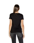 Armani Exchange Black Cotton T-Shirt