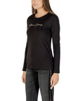 Armani Exchange Bicolor Cotton Long Sleeve T-Shirt
