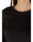 Armani Exchange Black Cotton Long Sleeve T-Shirt
