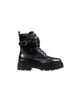 PINKO Black Leather Ankle Boots