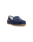 Ralph Lauren Blue Suede Leather Slippers