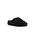 Ralph Lauren Black Textile Slippers