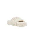 Ralph Lauren Cream Textile Slippers