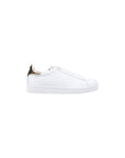 EA7 Emporio Armani White Leather Low Top Sneakers