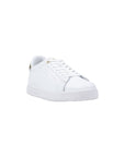 EA7 Emporio Armani White Leather Low Top Sneakers