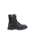 Alviero Martini Prima Classe Black Polyethylene Lace-Up Boots
