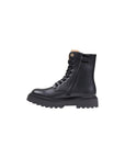 Alviero Martini Prima Classe Black Polyethylene Lace-Up Boots