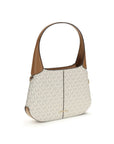 Michael Kors Beige Cotton Shoulder Bag