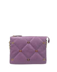 Twinset Purple Faux Leather Women Crossbody Bag