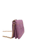 Twinset Purple Faux Leather Women Crossbody Bag