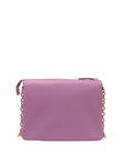 Twinset Purple Faux Leather Women Crossbody Bag