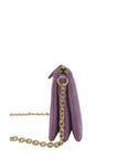 Twinset Purple Faux Leather Women Crossbody Bag