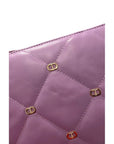 Twinset Purple Faux Leather Women Crossbody Bag
